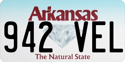 AR license plate 942VEL
