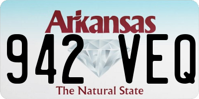AR license plate 942VEQ