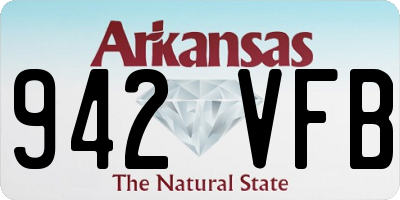 AR license plate 942VFB