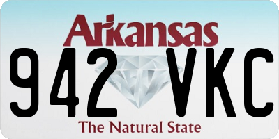 AR license plate 942VKC