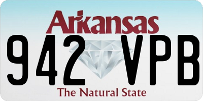 AR license plate 942VPB