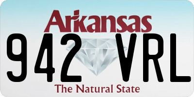 AR license plate 942VRL