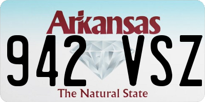 AR license plate 942VSZ