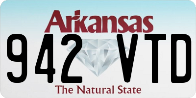 AR license plate 942VTD