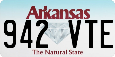 AR license plate 942VTE
