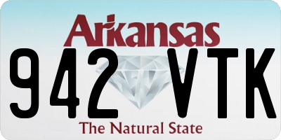 AR license plate 942VTK