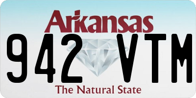 AR license plate 942VTM