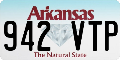 AR license plate 942VTP