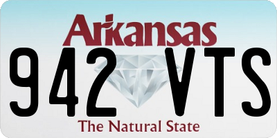 AR license plate 942VTS