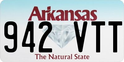 AR license plate 942VTT