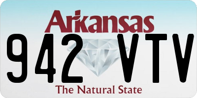AR license plate 942VTV