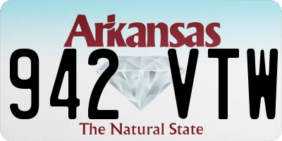 AR license plate 942VTW