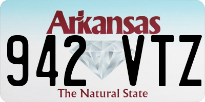 AR license plate 942VTZ