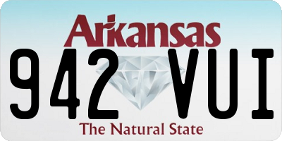 AR license plate 942VUI