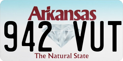 AR license plate 942VUT