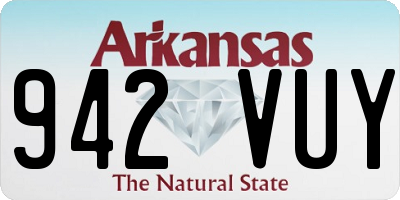 AR license plate 942VUY