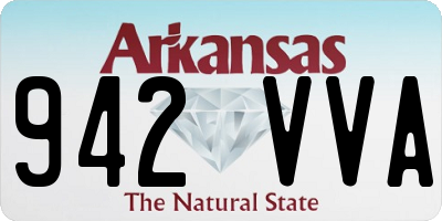 AR license plate 942VVA