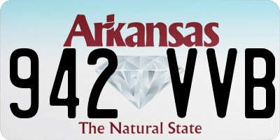 AR license plate 942VVB