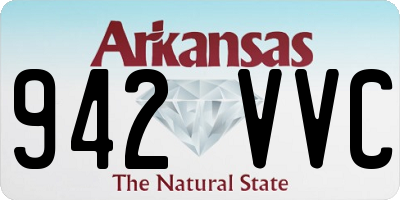 AR license plate 942VVC