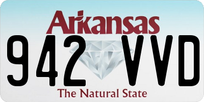 AR license plate 942VVD