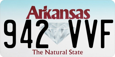 AR license plate 942VVF