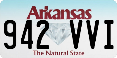 AR license plate 942VVI