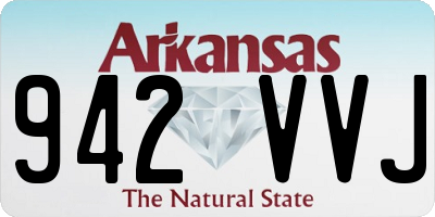 AR license plate 942VVJ