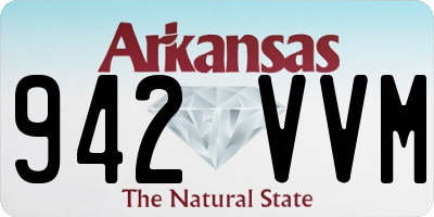 AR license plate 942VVM