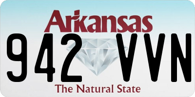 AR license plate 942VVN