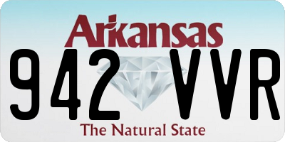 AR license plate 942VVR