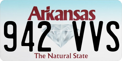 AR license plate 942VVS