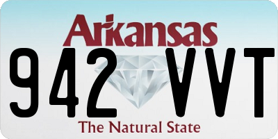 AR license plate 942VVT