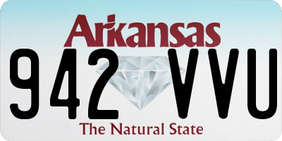 AR license plate 942VVU