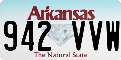 AR license plate 942VVW