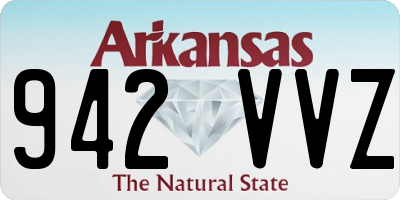 AR license plate 942VVZ