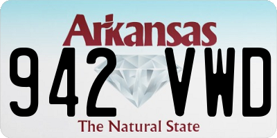 AR license plate 942VWD
