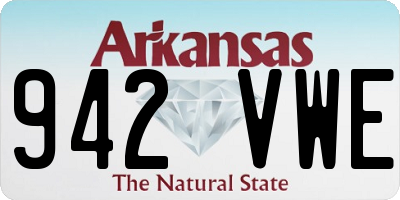 AR license plate 942VWE