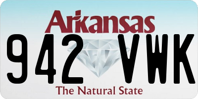 AR license plate 942VWK