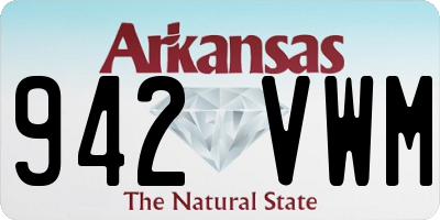 AR license plate 942VWM