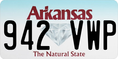 AR license plate 942VWP
