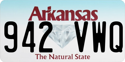 AR license plate 942VWQ