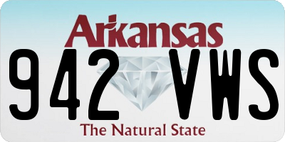 AR license plate 942VWS