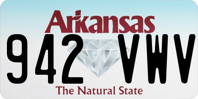 AR license plate 942VWV