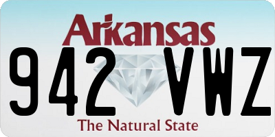 AR license plate 942VWZ