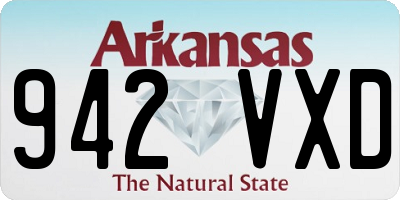 AR license plate 942VXD