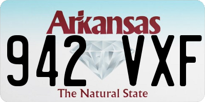 AR license plate 942VXF