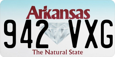 AR license plate 942VXG