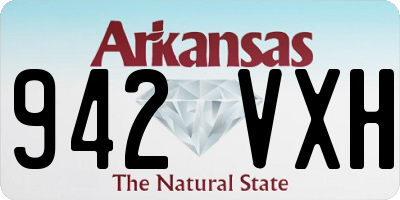 AR license plate 942VXH