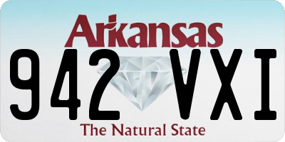 AR license plate 942VXI