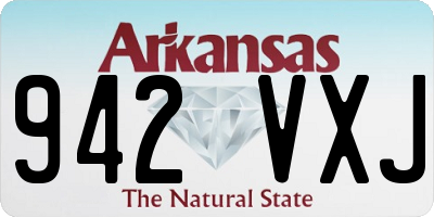 AR license plate 942VXJ